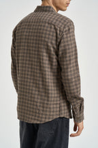 Camicia uomo a quadri tortora 22007112 WALNUT ONLY & SONS 