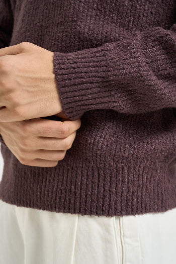 Maglia uomo con colletto bordeaux - 4