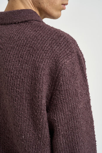 Maglia uomo con colletto bordeaux - 6