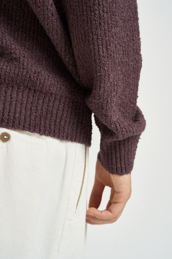 Maglia uomo con colletto bordeaux - 7