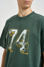 T-shirt uomo effetto vintage verde 22039615 PINE GROVE ONLY & SONS 