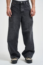 Jeans uomo Loose fit in denim nero 22040255 WASHEDBLACK ONLY & SONS 