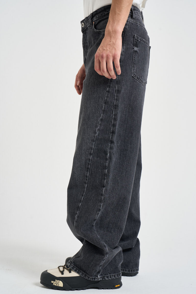 Jeans uomo Loose fit in denim nero 22040255 WASHEDBLACK ONLY & SONS 