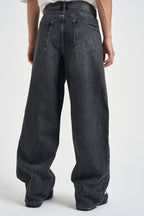 Jeans uomo Loose fit in denim nero 22040255 WASHEDBLACK ONLY & SONS 