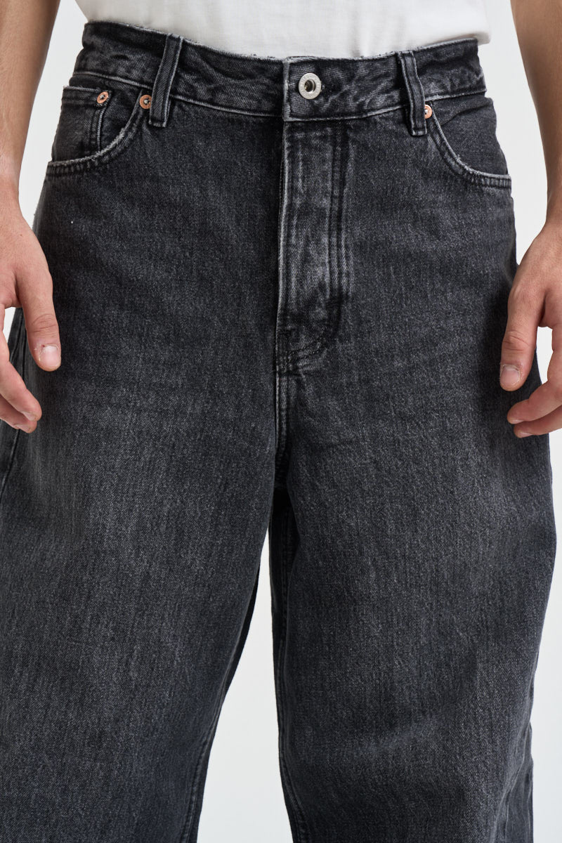 Jeans uomo Loose fit in denim nero 22040255 WASHEDBLACK ONLY & SONS 
