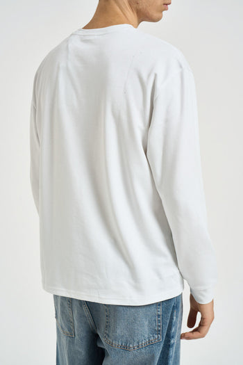 T-shirt uomo manica lunga bianca - 4