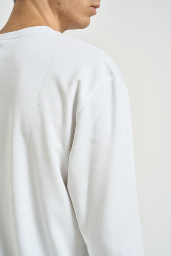 T-shirt uomo manica lunga bianca - 5