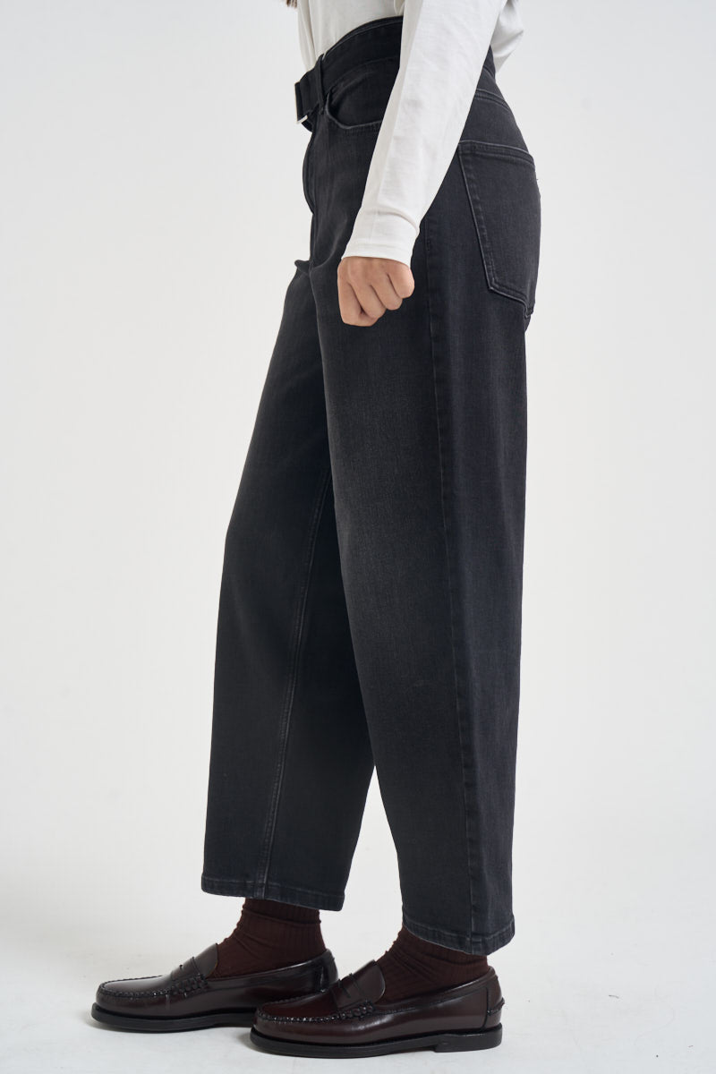 Jeans donna gamba dritta neri 15382421 BLACK ONLY NOOS 