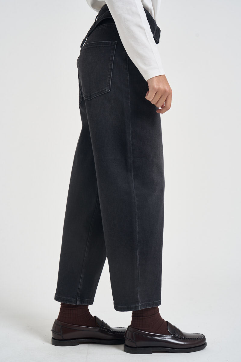 Jeans donna gamba dritta neri 15382421 BLACK ONLY NOOS 