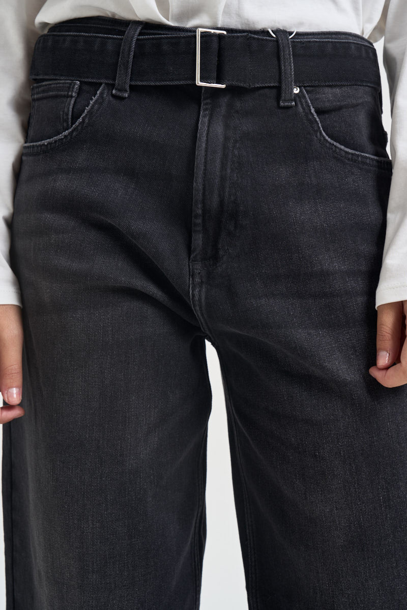 Jeans donna gamba dritta neri 15382421 BLACK ONLY NOOS 
