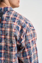 Camicia uomo a quadri multicolor AURA ROSSO OTHERS BOYZ CLUB 