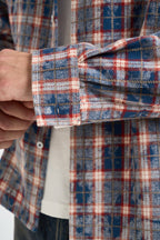 Camicia uomo a quadri multicolor AURA ROSSO OTHERS BOYZ CLUB 