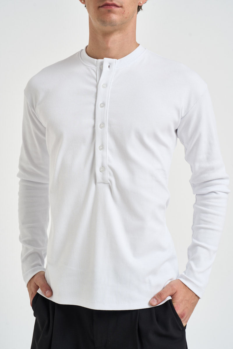 Maglia uomo serafino bianca BANGKOK BIANCO OTHERS BOYZ CLUB 