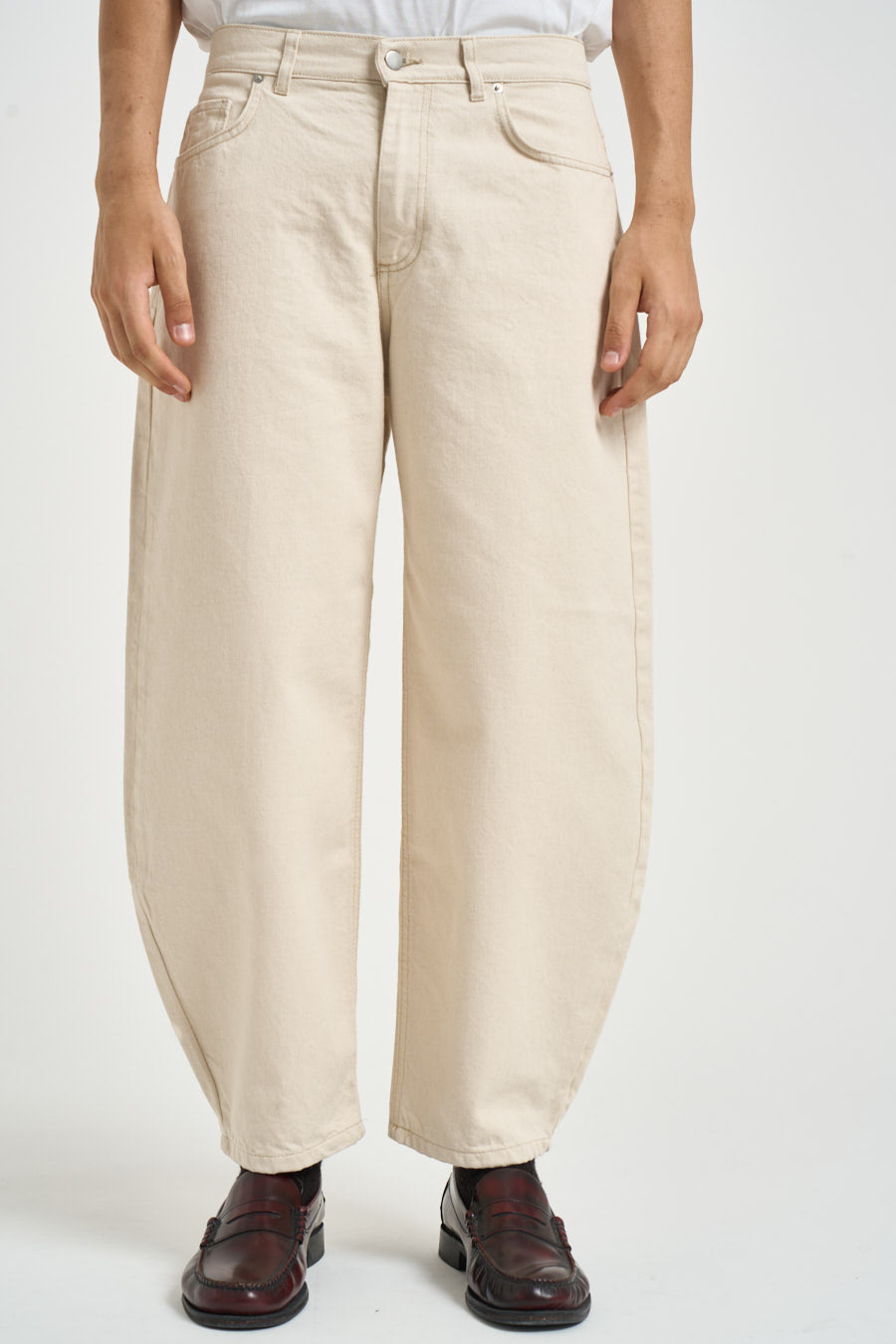 Jeans uomo barrel panna IVORY BEIGE OTHERS BOYZ CLUB 