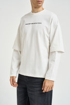 T-shirt uomo effetto layered bianca MARRAKECH PANNA OTHERS BOYZ CLUB 