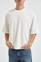 T-shirt uomo cropped girocollo bianca STEPHEN BIANCO OTHERS BOYZ CLUB 
