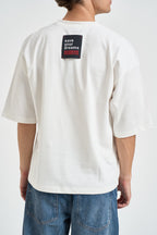 T-shirt uomo cropped girocollo bianca STEPHEN BIANCO OTHERS BOYZ CLUB 