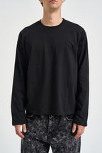 T-shirt uomo a maniche lunghe nera YAMAL NERO OTHERS BOYZ CLUB 