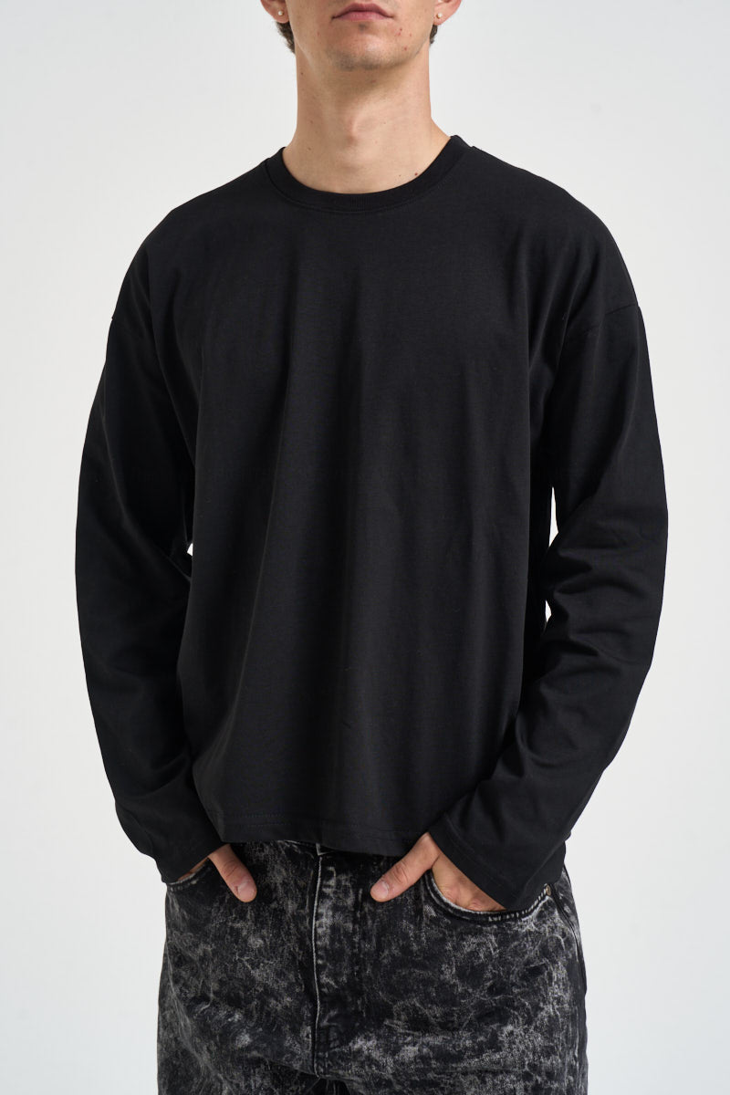 T-shirt uomo a maniche lunghe nera YAMAL NERO OTHERS BOYZ CLUB 