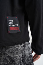 T-shirt uomo a maniche lunghe nera YAMAL NERO OTHERS BOYZ CLUB 
