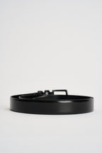 Cintura uomo in pelle nera V007 NERO OUTFIT 