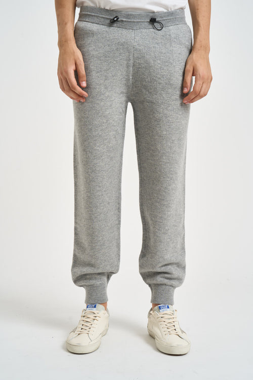Pantalone jogging uomo grigio