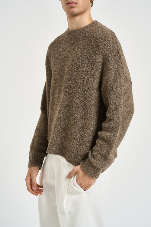 Maglia uomo girocollo sabbia - 2