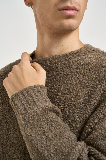 Maglia uomo girocollo sabbia - 3