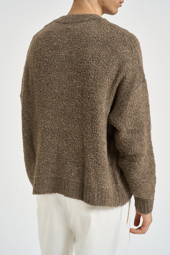 Maglia uomo girocollo sabbia - 4