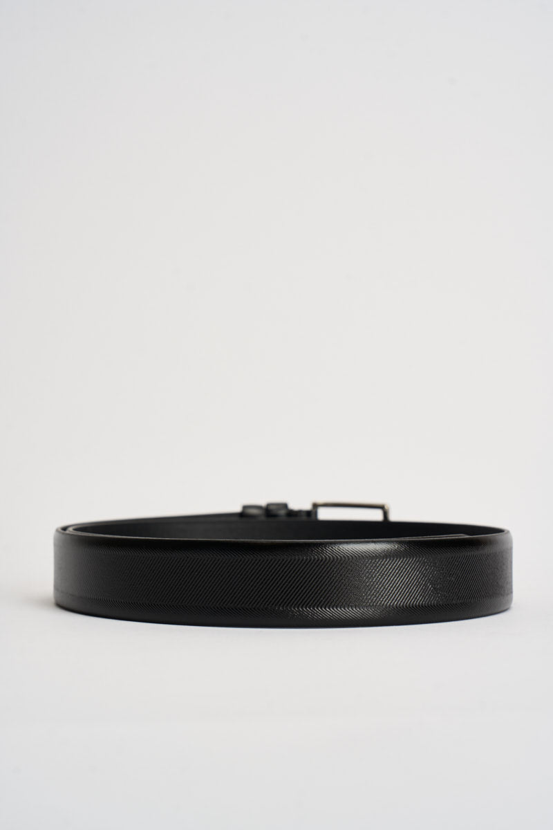 Cintura uomo in ecopelle nera Z04 NERO OVERD 