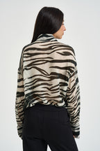 Camicia donna semitrasparente zebrata 2C0030 C0279J373 PATRIZIA PEPE 