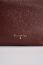 Borsa donna shopping bordeaux 8B0054 L133B861 PATRIZIA PEPE 