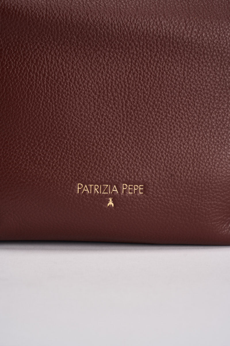 Borsa donna shopping bordeaux 8B0054 L133B861 PATRIZIA PEPE 