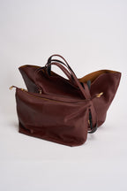 Borsa donna shopping bordeaux 8B0054 L133B861 PATRIZIA PEPE 