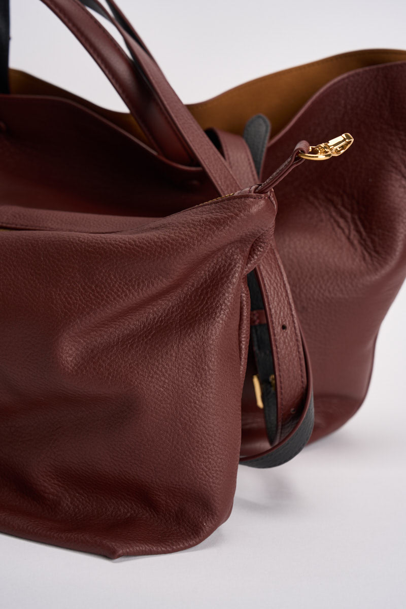 Borsa donna shopping bordeaux 8B0054 L133B861 PATRIZIA PEPE 