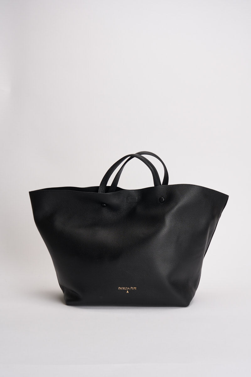 Borsa donna shopping nera 8B0054 L133K103 PATRIZIA PEPE 