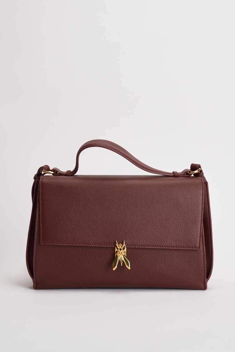 Borsa a mano donna bordeaux 8B0173 L133B861 PATRIZIA PEPE 
