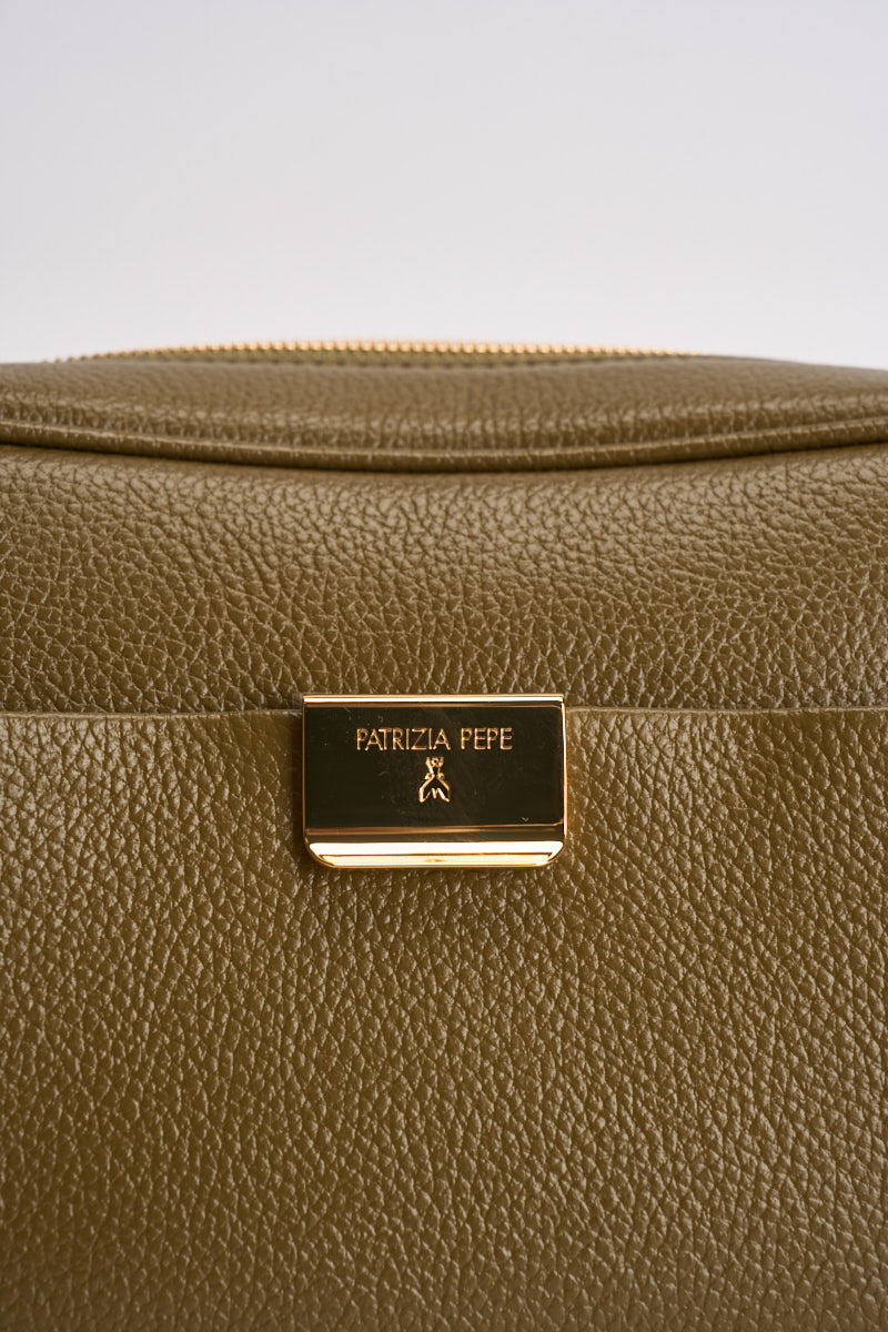 Borsa donna All Day Bag verde oliva 8B0241 L001G647 PATRIZIA PEPE 