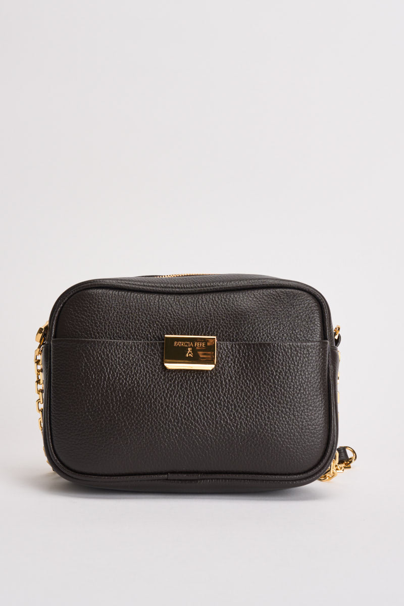 Borsa a tracolla donna nera 8B0242 L001B913 PATRIZIA PEPE 
