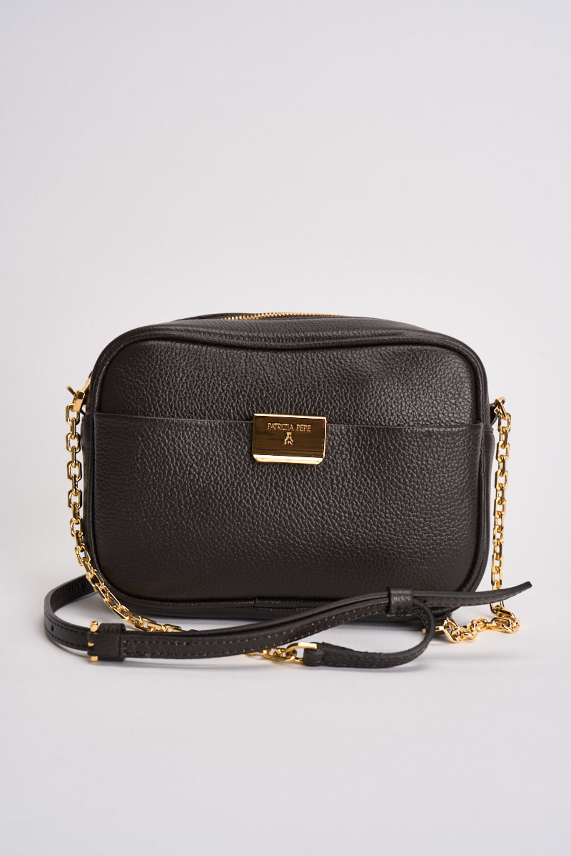 Borsa a tracolla donna nera 8B0242 L001B913 PATRIZIA PEPE 