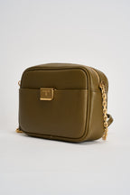 Borsa a tracolla donna All Day verde oliva 8B0242 L001G647 PATRIZIA PEPE 