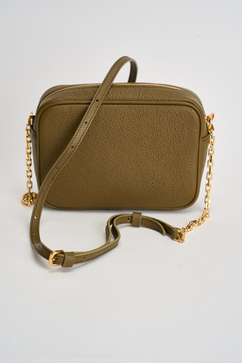Borsa a tracolla donna All Day verde oliva 8B0242 L001G647 PATRIZIA PEPE 