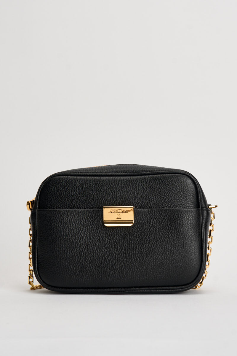 Borsa a tracolla donna All Day nera 8B0242 L001K103 PATRIZIA PEPE 