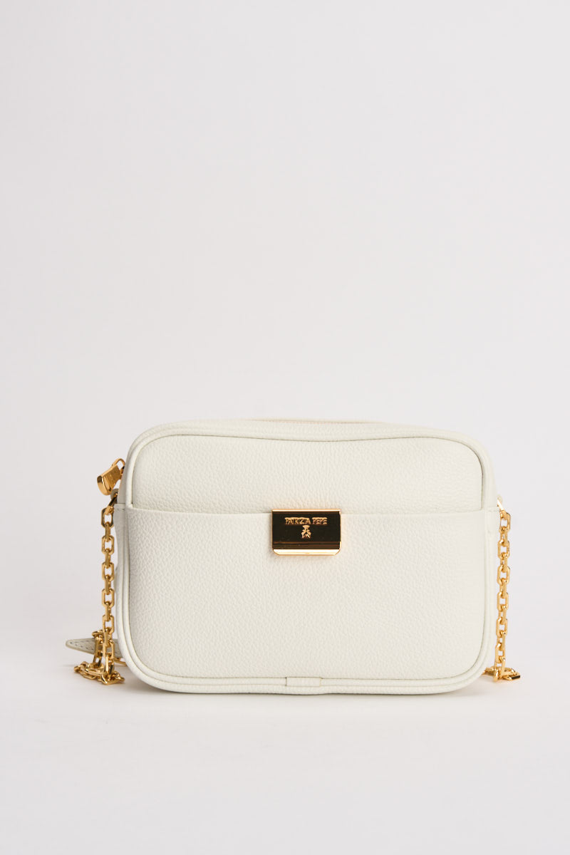 Borsa a tracolla donna All Day bianca 8B0242 L001W452 PATRIZIA PEPE 