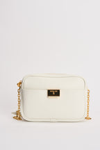 Borsa a tracolla donna All Day bianca 8B0242 L001W452 PATRIZIA PEPE 