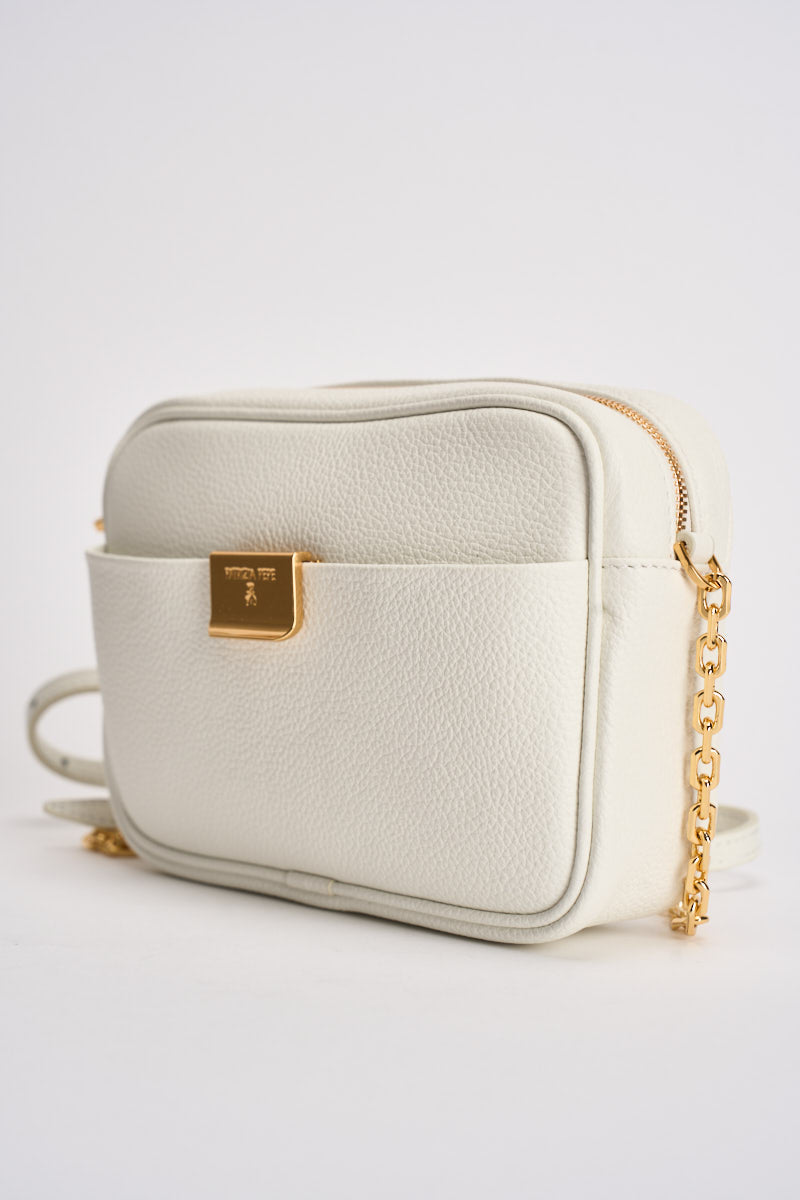 Borsa a tracolla donna All Day bianca 8B0242 L001W452 PATRIZIA PEPE 
