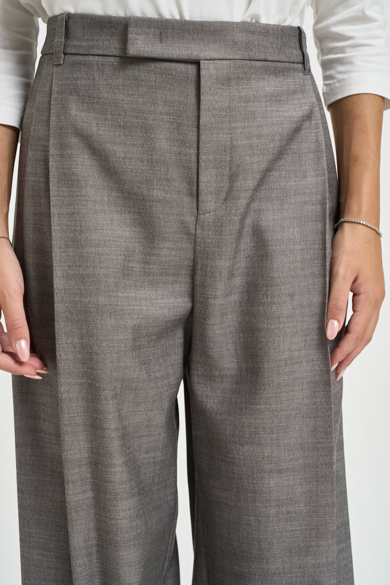 Pantaloni donna grigio flanella 8P0535 C0250S796 PATRIZIA PEPE 