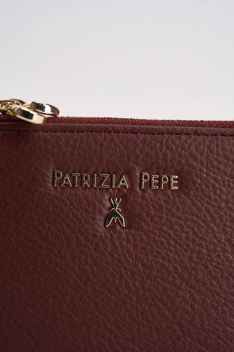Portafoglio donna bordeaux CQ8732 L001B861 PATRIZIA PEPE 