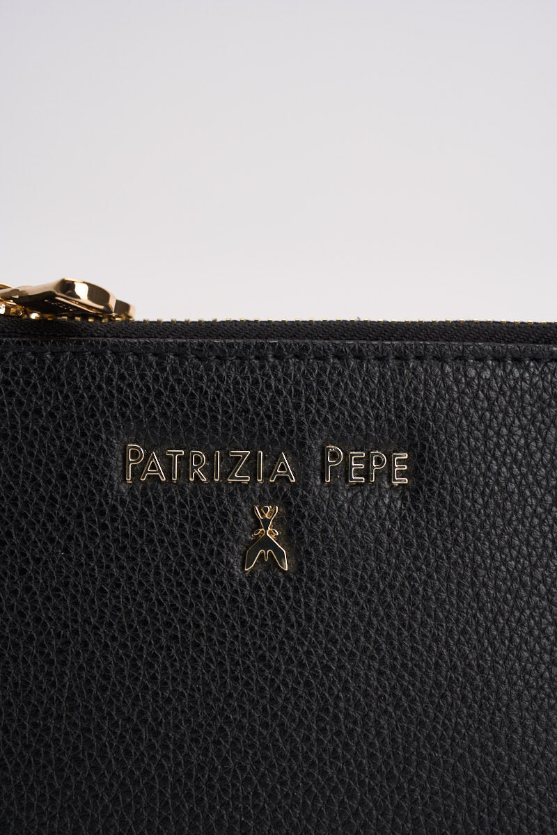 Portafoglio donna nero CQ8732 L001K103 PATRIZIA PEPE 