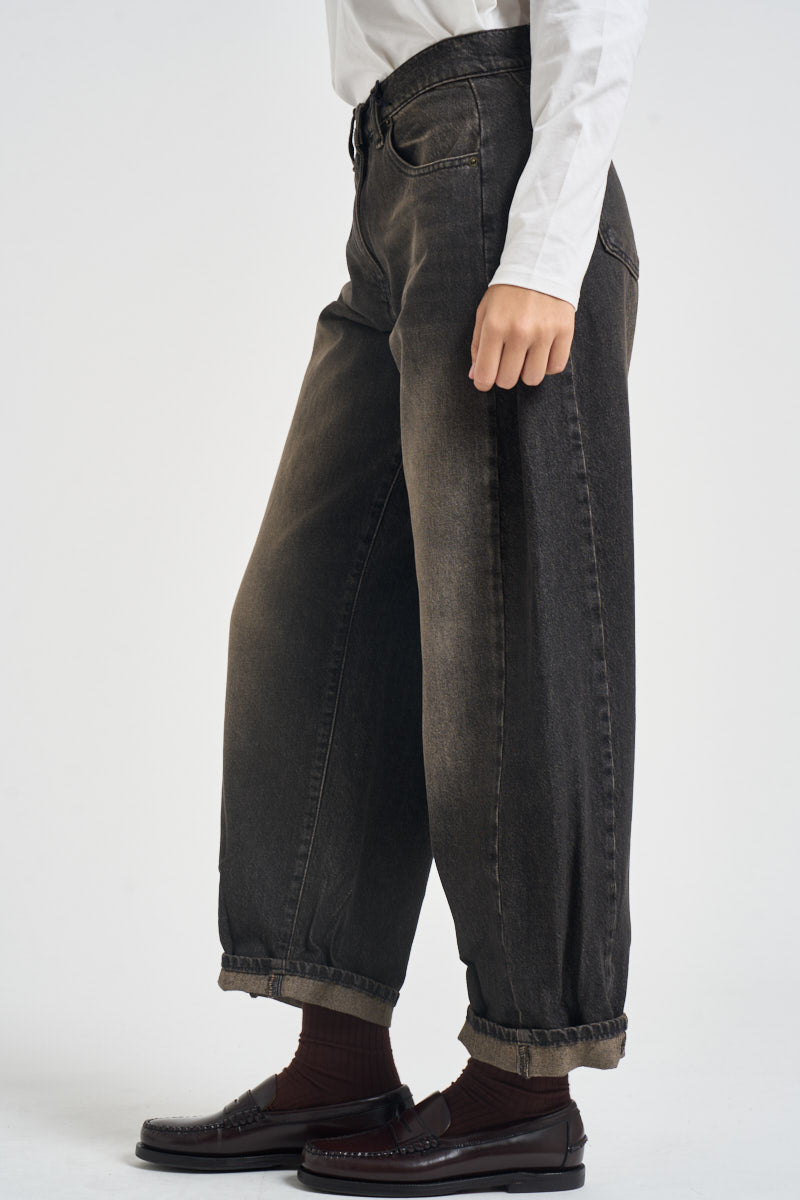 Jeans donna Gauguin nero slavato G03V0019  PHILIA LOFT 